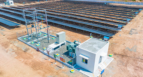 ground-mounted solar projects for foundry