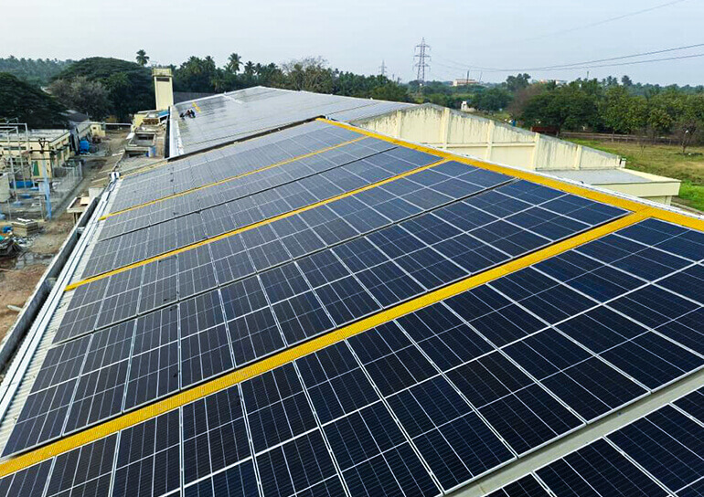 solar rooftop projects for industries